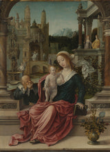 jan-gossaert-1508-de-heilige-familie-kunstprint-beeldende-kunst-reproductie-muurkunst-id-acellp0ag