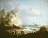 thomas-gainsborough-1782-seashore-com-pescadores-impressão de arte-reprodução de belas-artes-parede-art-id-acgy8yhib