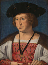 jan-gossaert-1519-retrato-de-floris-van-egmond-contagem-de-buren-e-leerdam-impressão de arte-reprodução de belas artes-arte de parede-id-acha52h0i