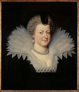 frans-ii-pourbus-1613-portrett-av-marie-de-medici-1573-1642-dronning-av-frankrike-kunst-trykk-fin-kunst-reproduksjon-veggkunst