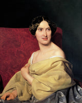 ferdinand-georg-Waldmüller-1850-anna-bayer-the-andre-kone-of-the-artist-art-print-fine-art-gjengivelse-vegg-art-id-acikc6iqw