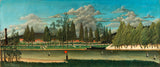 Henri-Rousseau-Blick-auf-den-Quai-Dasnieres-Blick-auf-Dock-Asnieres-Aussi-genannt-abgelaufen-der-Kanal-und-die-Landschaft-mit-Baumstämmen-der-Kanal-und-die-Landschaft- with-tree-trunks-art-print-fine-art-reproduktion-wall-art-id-acil4zppk