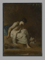 Jean-francois-millet-1846-the-banher-art-print-fine-art-reprodução-wall-id-acjc9xx37