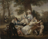查尔斯·鲁本·莱利1786年，维克多·韦克菲尔德·沃尔一世·维奇·维奇用餐在干草地中，索恩希尔斯·牧师牧师惊讶地将其打印在精美的艺术作品中复制墙壁艺术idacjeftz3v