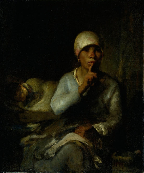 jean-francois-millet-1855-woman-and-child-silence-art-print-fine-art-reproduction-wall-art-id-acjpefxda