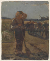 thomas-simon-cool-1841-farmer-standing-with-shovel-in-the-country-art-print-fine-art-reproduction-wall-art-id-ack7qoi4o