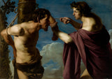 Bartolomeo-Manfredi-Apollo和Marsyas的艺术印刷精美的艺术复制品墙壁艺术ID-Ackimwi8f