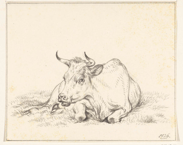 jean-bernard-1826-reclining-cow-from-the-front-art-print-fine-art-reproduction-wall-art-id-aclqe685v