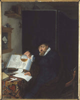 adriaen-van-ostade-1666-a-análise-arte-impressão-reprodução-de-belas-artes-arte-de-parede