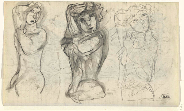 leo-gestel-1891-sketch-journal-with-three-women-art-print-fine-art-reproduction-wall-art-id-acmazg2gj