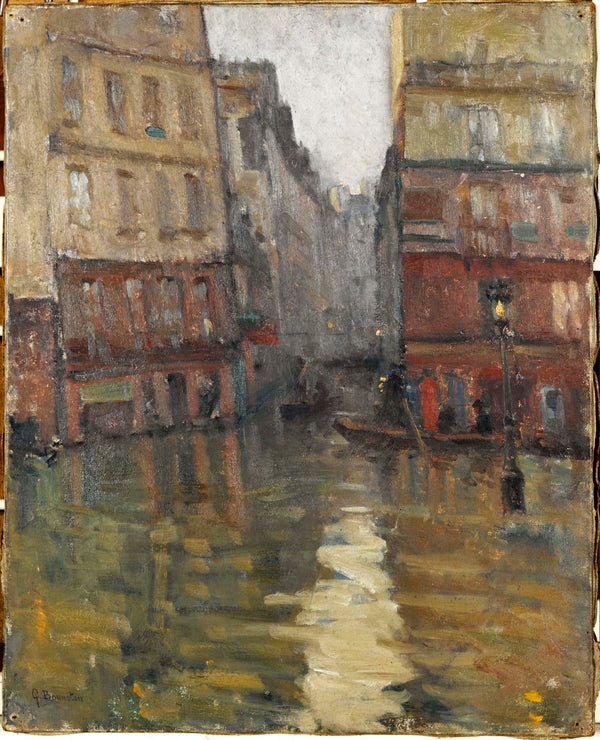 germain-eugene-bonneton-1910-the-master-albert-street-1910-flood-art-print-fine-art-reproduction-wall-art