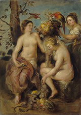 Peter-Paul-Rubens-Ceres-und-die-Nymphen-Kopie-nach-rubenspaintings-in-madrid-Kunstdruck-Fine-Art-Reproduktion-Wandkunst-ID-ACMY6FB6V