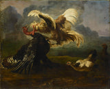 უცნობი-1655-fighting-birds-art-print-fine-art-reproduction-wall-art-id-acnvzect3