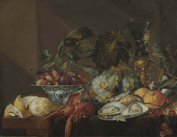 follower-of-cornelis-de-heem-1600-still-life-with-crayfish-oysters-and-fruit-art-print-fine-art-reproduction-wall-art-id-acnw3suix