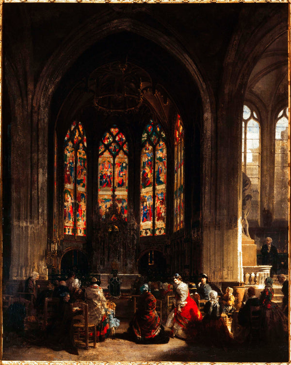 prosper-lafaye-1860-the-lady-chapel-at-saint-gervais-st-protais-art-print-fine-art-reproduction-wall-art