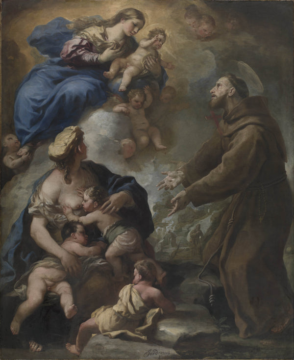 luca-giordano-1680-the-virgin-and-child-appearing-to-saint-francis-of-assisi-art-print-fine-art-reproduction-wall-art-id-acok69sks