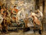 Петер Паул Рубенс--1621-триумфално влизане-на-Константин-в-Рим-арт-печат-фино арт-репродукция стена-арт-ID-acomq4xtj