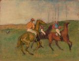 Edgar-Degas-jockeyer-og-race-hester-art-print-fine-art-gjengivelse-vegg-art-id-acpd3gist