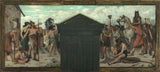 франсуа-альфрэд-дэлабб-1883-эскіз-да-ратушы-15-га-радзімы-мастацкі-прынт-выяўленчая-рэпрадукцыя-мастацтва