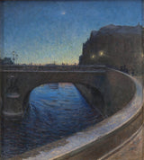 尼尔斯·克雷格（Nils-Kreuger）1900年14月，晚上艺术印刷精美的艺术复制品墙壁艺术id-acpriXNUMXnb