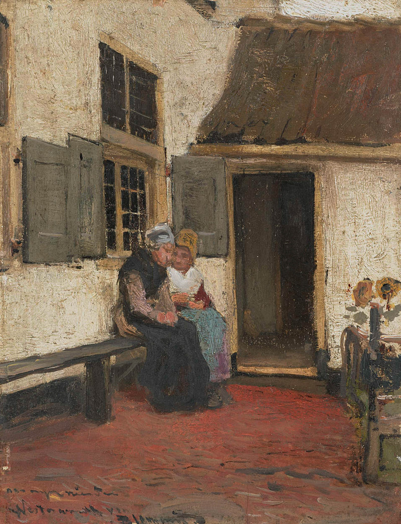 bernardus-johannes-blommers-1880-neighborly-gossip-art-print-fine-art-reproduction-wall-art-id-acq4f4juo