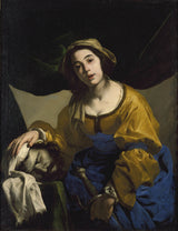 Bernardo-Cavallino-165 Judith-with-the-head-of-Holofernesovi-art-print-fine-art-reprodukčnej-wall-art-id-acqqg8f3m