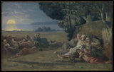 皮埃爾·皮維斯·德·沙凡納-1867-睡眠藝術印刷品美術複製品牆藝術 id-acs3izfom