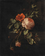 elias-van-den-broeck-1670-tihožitje-z-vrtnicami-umetniški-tisk-likovna-reprodukcija-stenske-umetnosti-id-acshs2apy
