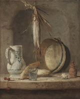 ჯინ-სიმეონ შარდენი-1735-ნატურმორტი-ქაშაყი-ქაშაყებით-ხელოვნება-ბეჭდვა-fine-art-reproduction-wall-art-id-acsp9vxck
