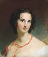 托馬斯·蘇利-1845-詹姆斯·蒙哥馬利夫人-小藝術印刷品-精美藝術-複製品-牆藝術-id-acuz82mv6