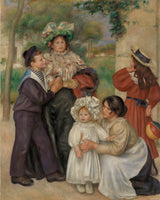 pierre-auguste-renoir-1896-konstnärerna-familjen-konstnärerna-familjen-konsttryck-finkonst-reproduktion-väggkonst-id-acv811q6c