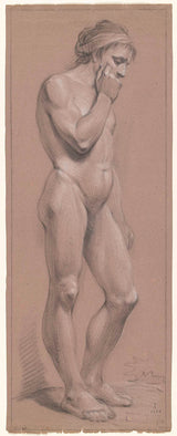 непознато-1700-стоење-машко-гол-десно-право-на-уметност-печатење-фина-арт-репродукција-ѕид-арт-id-acvuzfgd5