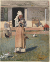 winslow-homer-1874-sick-chicken-art-print-fine-art-reproduction-wall-art-id-acw5m3ky2