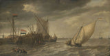 博納文圖拉-皮特斯-i-1635-船舶-靠近碼頭-藝術印刷品-精美藝術-複製品-牆藝術-id-acw86vvat