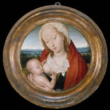 汉斯·默默林1475处女和儿童艺术印刷精美的艺术复制品墙壁艺术id-acwh01d1b
