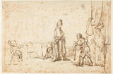 rembrandt-van-rijn-1648-david-ontvang-die-nuus-van-uriah-s-dood-kuns-druk-fyn-kuns-reproduksie-muurkuns-id-acy2bvoce