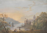 paul-sandby-1794-dartmouth-castle-art-print-fine-art-reproductie-muurkunst-id-acyh0hsul