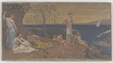 pierre-puvis-de-chavannes-1882-doux-pays-pleasant-land-art-print-reprodukcja-dzieł sztuki-sztuka-ścienna-id-acztaruj5