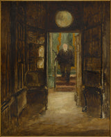 喬治-迪特-喬治-維克多-雨果-雨果-1880-維克多-雨果-從他在奧特維爾別墅的辦公室下來-藝術印刷品-美術複製品-牆壁藝術