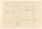 Лео-Гестел-1891-Дизајн-за-водени жиг-на-новчаници-украс-уметност-штампа-ликовна-репродукција-зид-уметност-ид-ад21каз7и