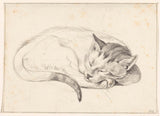 jean-bernard-1812-rolled-up-lying-sleeping-cat-art-print-fine-art-reproduction-wall-art-id-ad2e29g96