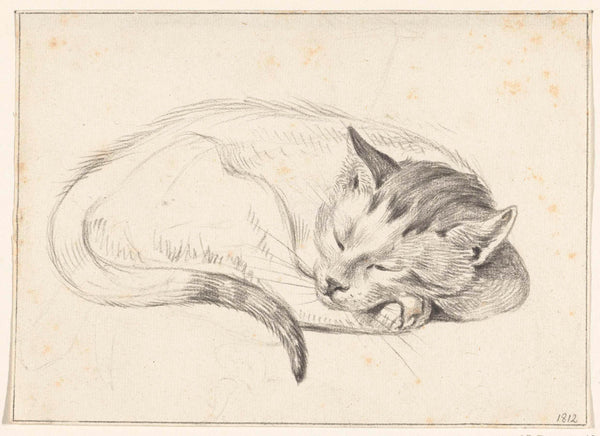jean-bernard-1812-rolled-up-lying-sleeping-cat-art-print-fine-art-reproduction-wall-art-id-ad2e29g96