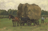 nicolaas-bastert-1870-hooiwagen-kunstprint-fine-art-reproductie-muurkunst-id-ad2litljn