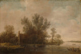Pieter-Jansz-van-Asch-1630-rieka-krajina-art-print-fine-art-reprodukčnej-wall-art-id-ad2st8nhs