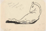 leo-gestel-1935-bez tytułu-krajobraz-koń-sztuka-druk-reprodukcja-dzieł sztuki-sztuka-ścienna-id-ad39mcs4p