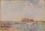 alfred-sisley-1884-mammes-saint-loing-canal-saint-mammes-canal-du-loing-stampa-d'arte-riproduzione-d'arte-wall-art-id-ad3btbl79