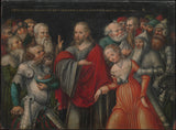 Lucas-Cranach-the-mladší-and-workshop-1545-Christ-and-the-cudzoložnica-art-print-fine-art-reprodukčnej-wall-art-id-ad3qzx0bq