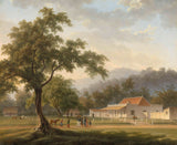 auguste-antoine-joseph-payen-1828-바뉴왕이-이스트-자바-아트-프린트-미술-복제-벽-아트-id-ad65fflzi의 보조 거주자-하우스