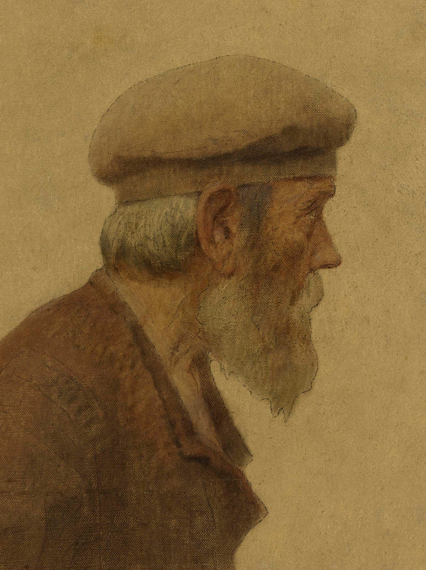 fernand-pelez-1904-the-bite-of-bread-old-man-in-profile-wearing-a-beret-hands-in-pockets-art-print-fine-art-reproduction-wall-art