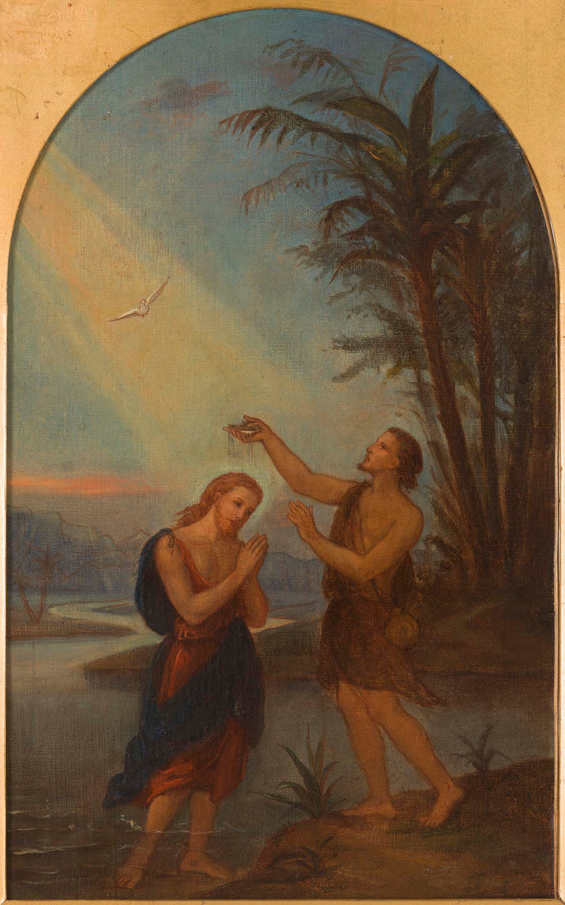 mathilde-duckett-1869-sketch-for-the-church-in-montrouge-baptism-of-christ-art-print-fine-art-reproduction-wall-art